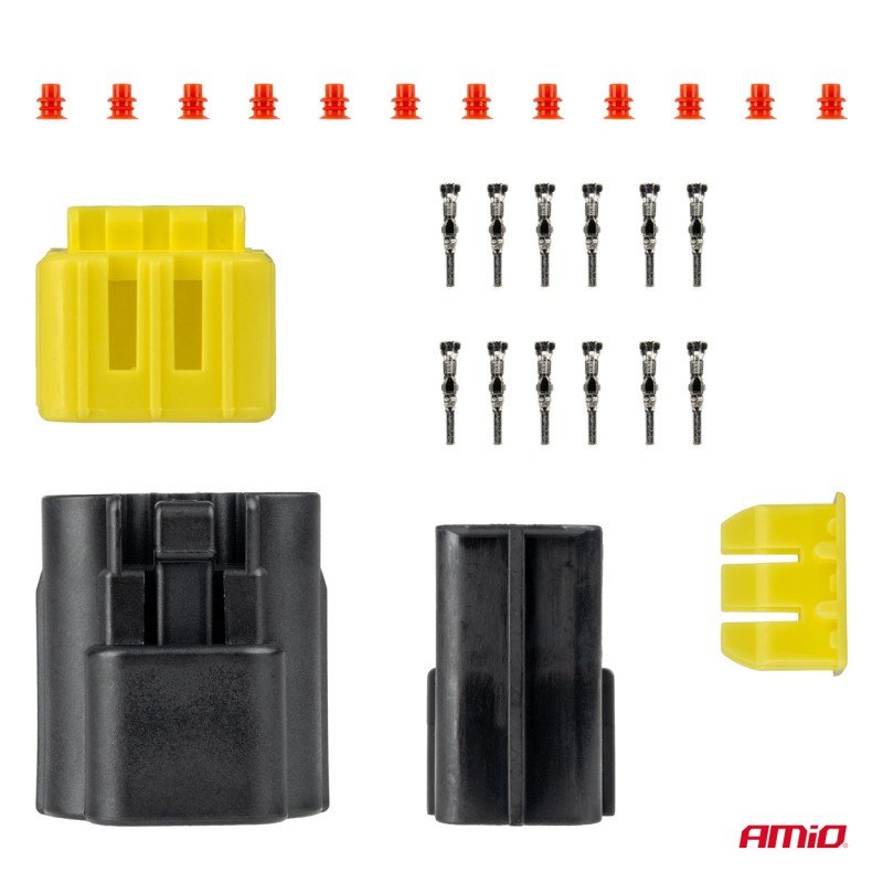 ΦΙΣΑ ΣΥΝΔΕΣΗΣ ΜΕ ΥΠΟΔΟΧΗ 6 PIN Φ2,2mm ΑΔΙΑΒΡΟΧΗ AMIO - 1 τεμ. - Amio - 04349/AM ΦΙΣΑ ΣΥΝΔΕΣΗΣ ΜΕ ΥΠΟΔΟΧΗ 6 PIN Φ2,2mm ΑΔΙΑΒΡΟΧΗ AMIO - 1 τεμ. - Amio - 04349/AM