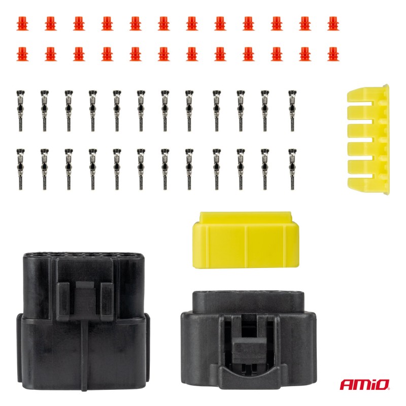 ΦΙΣΑ ΣΥΝΔΕΣΗΣ ΜΕ ΥΠΟΔΟΧΗ 12 PIN Φ2,2mm ΑΔΙΑΒΡΟΧΗ AMIO - 1 τεμ. - Amio - 04352/AM ΦΙΣΑ ΣΥΝΔΕΣΗΣ ΜΕ ΥΠΟΔΟΧΗ 12 PIN Φ2,2mm ΑΔΙΑΒΡΟΧΗ AMIO - 1 τεμ. - Amio - 04352/AM
