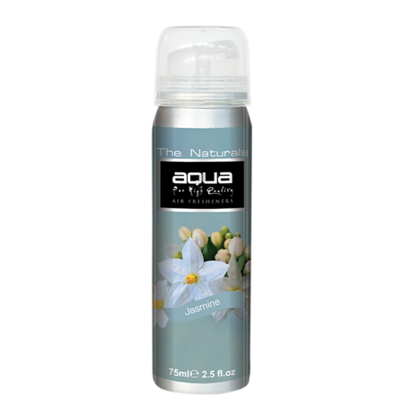 ΑΡΩΜΑΤΙΚΟ ΑΥΤΟΚΙΝΗΤΟΥ ΣΕ ΣΠΡΕΙ (SPRAY) ΜΕ ΑΡΩΜΑ ΓΙΑΣΕΜΙ (JASMINE FLOWER) FLOWERS SERIES 75ml AQUA - 1 TEM. - Aqua - 10-202/AQ