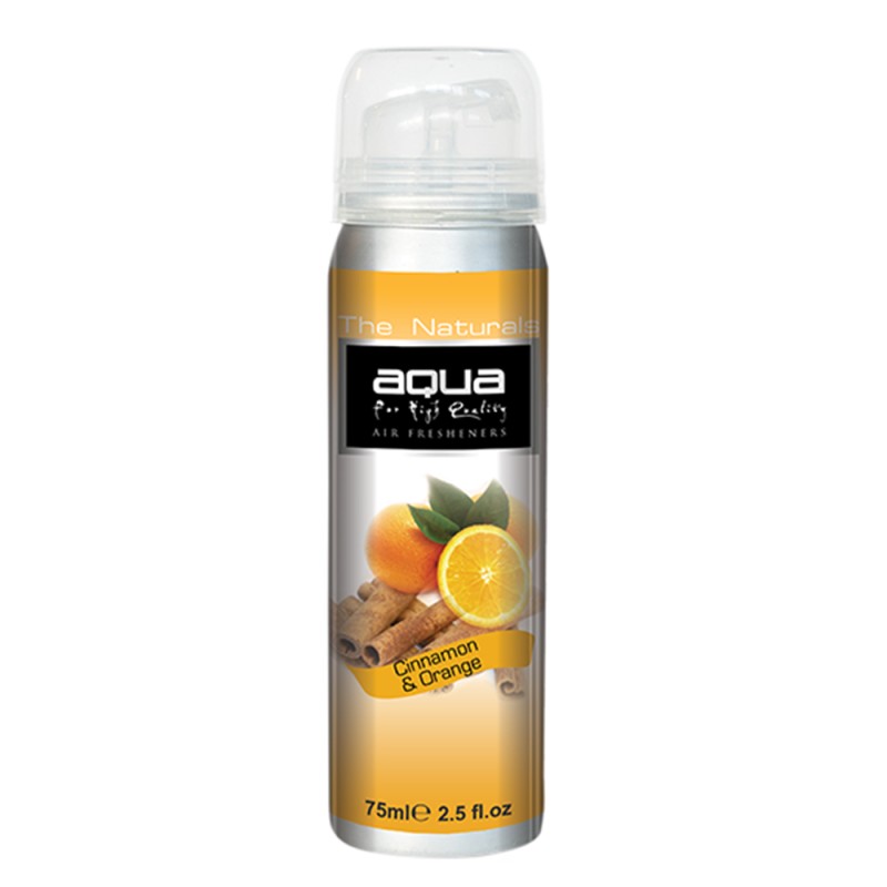 ΑΡΩΜΑΤΙΚΟ ΑΥΤΟΚΙΝΗΤΟΥ ΣΕ ΣΠΡΕΙ (SPRAY) ΜΕ ΑΡΩΜΑ ΠΟΡΤΟΚΑΛΙ & ΚΑΝΕΛΑ FRUITS SERIES 75ml AQUA - 1 TEM. - Aqua - 10-208/AQ ΑΡΩΜΑΤΙΚΟ ΑΥΤΟΚΙΝΗΤΟΥ ΣΕ ΣΠΡΕΙ (SPRAY) ΜΕ ΑΡΩΜΑ ΠΟΡΤΟΚΑΛΙ & ΚΑΝΕΛΑ FRUITS SERIES 75ml AQUA - 1 TEM. - Aqua - 10-208/AQ