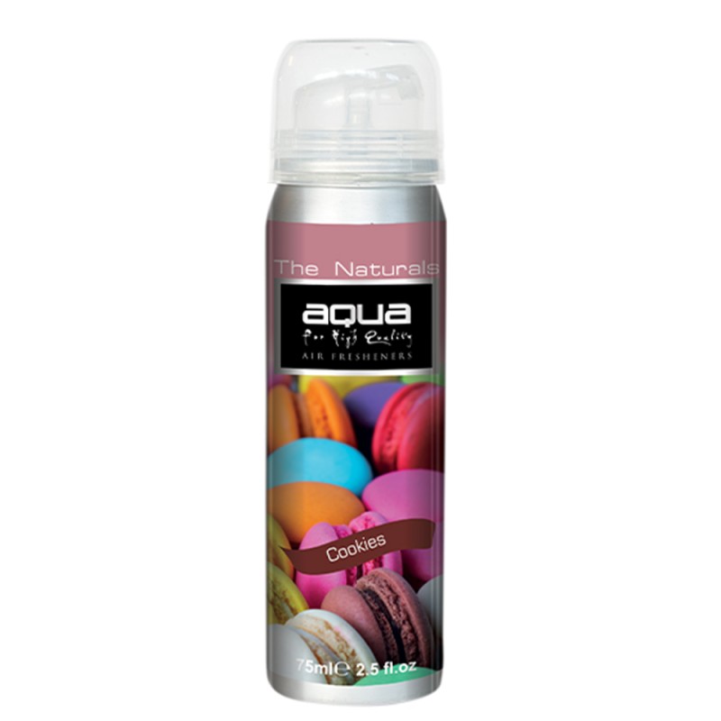 ΑΡΩΜΑΤΙΚΟ ΑΥΤΟΚΙΝΗΤΟΥ ΣΕ ΣΠΡΕΙ (SPRAY) ΜΕ ΑΡΩΜΑ ΜΠΙΣΚΟΤΟ (SOFT COOKIES) FLAVORS SERIES 75ml AQUA - 1 TEM. - Aqua - 10-260/AQ ΑΡΩΜΑΤΙΚΟ ΑΥΤΟΚΙΝΗΤΟΥ ΣΕ ΣΠΡΕΙ (SPRAY) ΜΕ ΑΡΩΜΑ ΜΠΙΣΚΟΤΟ (SOFT COOKIES) FLAVORS SERIES 75ml AQUA - 1 TEM. - Aqua - 10-260/AQ