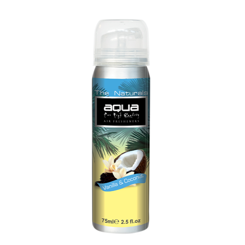 ΑΡΩΜΑΤΙΚΟ ΑΥΤΟΚΙΝΗΤΟΥ ΣΕ ΣΠΡΕΙ (SPRAY) ΜΕ ΑΡΩΜΑ ΚΑΡΥΔΑ & ΒΑΝΙΛΙΑ FRUITS SERIES 75ml AQUA - 1 TEM. - Aqua - 10-708/AQ ΑΡΩΜΑΤΙΚΟ ΑΥΤΟΚΙΝΗΤΟΥ ΣΕ ΣΠΡΕΙ (SPRAY) ΜΕ ΑΡΩΜΑ ΚΑΡΥΔΑ & ΒΑΝΙΛΙΑ FRUITS SERIES 75ml AQUA - 1 TEM. - Aqua - 10-708/AQ