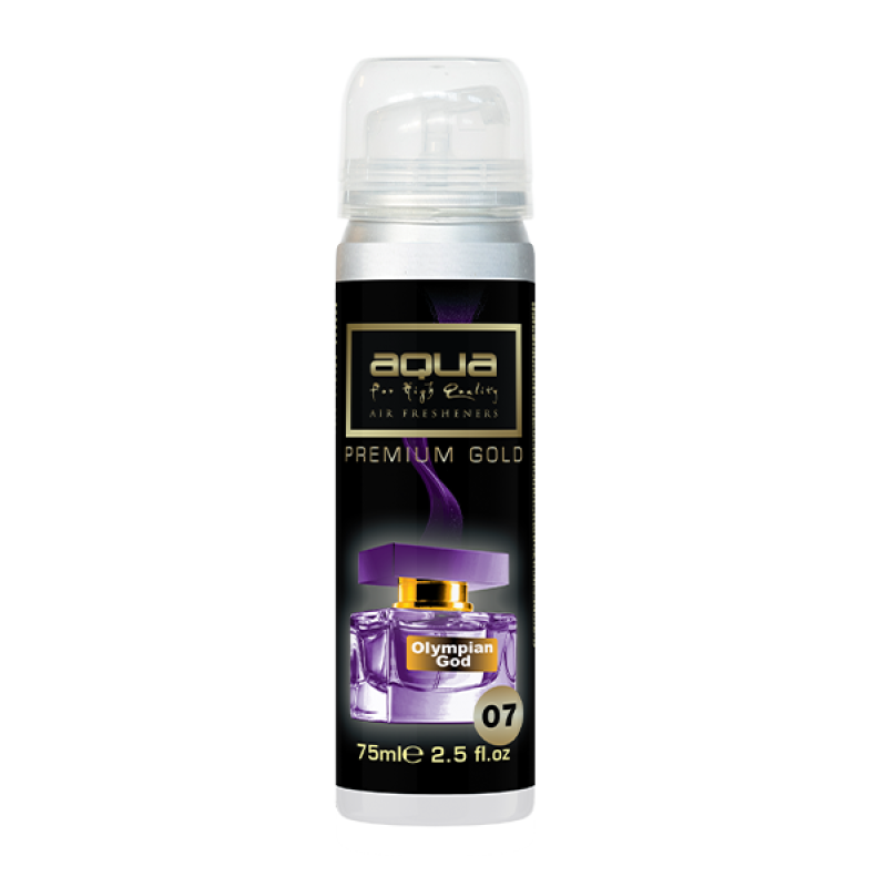 ΑΡΩΜΑΤΙΚΟ ΑΥΤΟΚΙΝΗΤΟΥ ΣΕ ΣΠΡΕΙ (SPRAY) ΜΕ ΑΡΩΜΑ OLYMPIAN GOD PREMIUM GOLD SERIES 75ml AQUA - 1 TEM. - Aqua - 10-801/AQ ΑΡΩΜΑΤΙΚΟ ΑΥΤΟΚΙΝΗΤΟΥ ΣΕ ΣΠΡΕΙ (SPRAY) ΜΕ ΑΡΩΜΑ OLYMPIAN GOD PREMIUM GOLD SERIES 75ml AQUA - 1 TEM. - Aqua - 10-801/AQ
