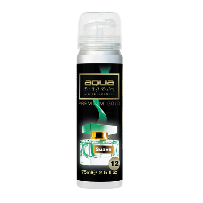 ΑΡΩΜΑΤΙΚΟ ΑΥΤΟΚΙΝΗΤΟΥ ΣΕ ΣΠΡΕΙ (SPRAY) ΜΕ ΑΡΩΜΑ SUAVE PREMIUM GOLD SERIES 75ml AQUA - 1 TEM. - Aqua - 10-806/AQ ΑΡΩΜΑΤΙΚΟ ΑΥΤΟΚΙΝΗΤΟΥ ΣΕ ΣΠΡΕΙ (SPRAY) ΜΕ ΑΡΩΜΑ SUAVE PREMIUM GOLD SERIES 75ml AQUA - 1 TEM. - Aqua - 10-806/AQ