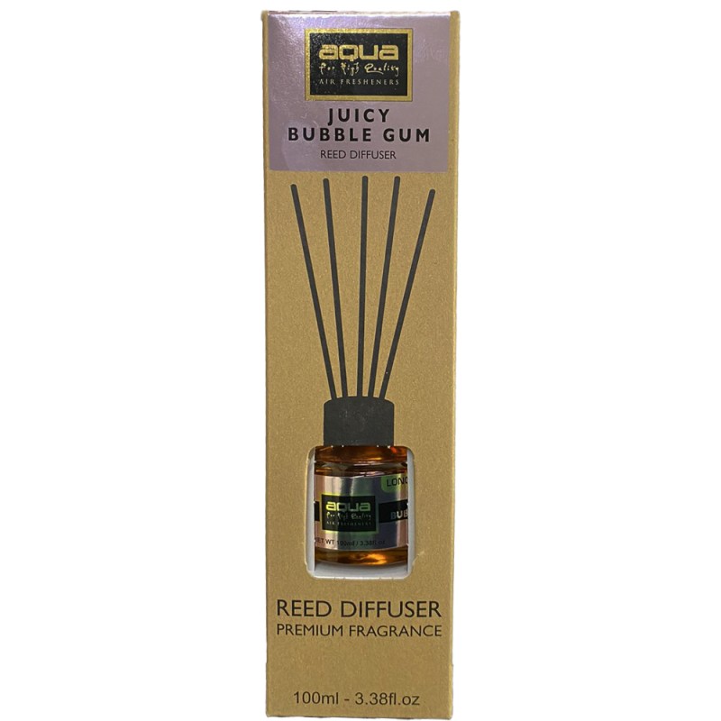 Αρωματικό Χώρου Juicy Bubblegum Home Reed Diffuser με 6 Στικς Aqua 100 ml - 1 τμχ - Aqua - 10-846/AQ Αρωματικό Χώρου Juicy Bubblegum Home Reed Diffuser με 6 Στικς Aqua 100 ml - 1 τμχ - Aqua - 10-846/AQ
