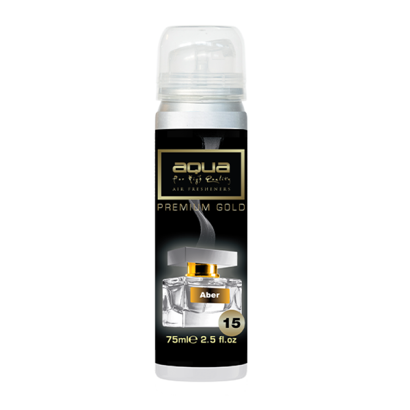 ΑΡΩΜΑΤΙΚΟ ΑΥΤΟΚΙΝΗΤΟΥ ΣΕ ΣΠΡΕΙ (SPRAY) ΜΕ ΑΡΩΜΑ ABER PREMIUM GOLD SERIES 75ml AQUA - 1 TEM. - Aqua - 10-890/AQ ΑΡΩΜΑΤΙΚΟ ΑΥΤΟΚΙΝΗΤΟΥ ΣΕ ΣΠΡΕΙ (SPRAY) ΜΕ ΑΡΩΜΑ ABER PREMIUM GOLD SERIES 75ml AQUA - 1 TEM. - Aqua - 10-890/AQ