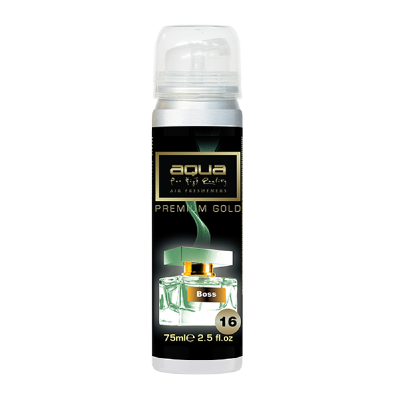 ΑΡΩΜΑΤΙΚΟ ΑΥΤΟΚΙΝΗΤΟΥ ΣΕ ΣΠΡΕΙ (SPRAY) ΜΕ ΑΡΩΜΑ BOSS PREMIUM GOLD SERIES 75ml AQUA - 1 TEM. - Aqua - 10-891/AQ ΑΡΩΜΑΤΙΚΟ ΑΥΤΟΚΙΝΗΤΟΥ ΣΕ ΣΠΡΕΙ (SPRAY) ΜΕ ΑΡΩΜΑ BOSS PREMIUM GOLD SERIES 75ml AQUA - 1 TEM. - Aqua - 10-891/AQ