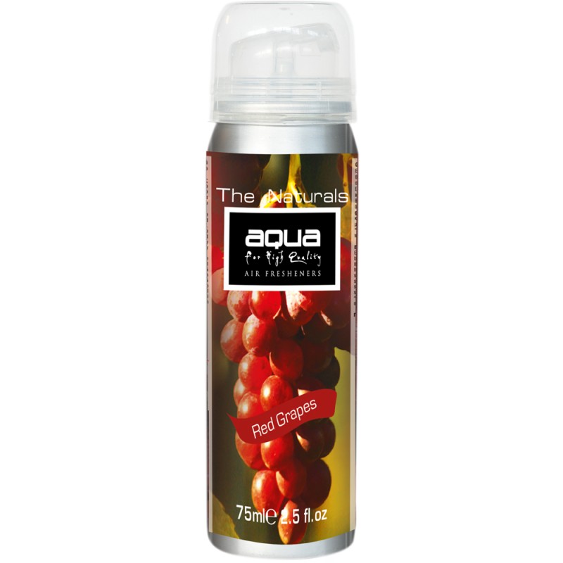 ΑΡΩΜΑΤΙΚΟ ΑΥΤΟΚΙΝΗΤΟΥ ΣΕ ΣΠΡΕΙ (SPRAY) ΜΕ ΑΡΩΜΑ ΚΟΚΚΙΝΟ ΣΤΑΦΥΛΙ (RED GRAPES) FRUITS SERIES 75ml AQUA - 1 TEM. - Aqua - 10-892/AQ ΑΡΩΜΑΤΙΚΟ ΑΥΤΟΚΙΝΗΤΟΥ ΣΕ ΣΠΡΕΙ (SPRAY) ΜΕ ΑΡΩΜΑ ΚΟΚΚΙΝΟ ΣΤΑΦΥΛΙ (RED GRAPES) FRUITS SERIES 75ml AQUA - 1 TEM. - Aqua - 10-892/AQ