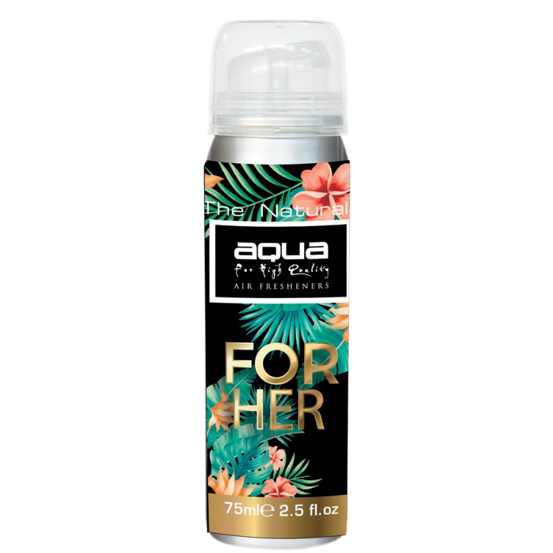 ΑΡΩΜΑΤΙΚΟ ΑΥΤΟΚΙΝΗΤΟΥ ΣΕ ΣΠΡΕΙ (SPRAY) ΜΕ ΑΡΩΜΑ FOR HER AQUA SERIES 75ml AQUA - 1 TEM. - Aqua - 10-893/AQ ΑΡΩΜΑΤΙΚΟ ΑΥΤΟΚΙΝΗΤΟΥ ΣΕ ΣΠΡΕΙ (SPRAY) ΜΕ ΑΡΩΜΑ FOR HER AQUA SERIES 75ml AQUA - 1 TEM. - Aqua - 10-893/AQ