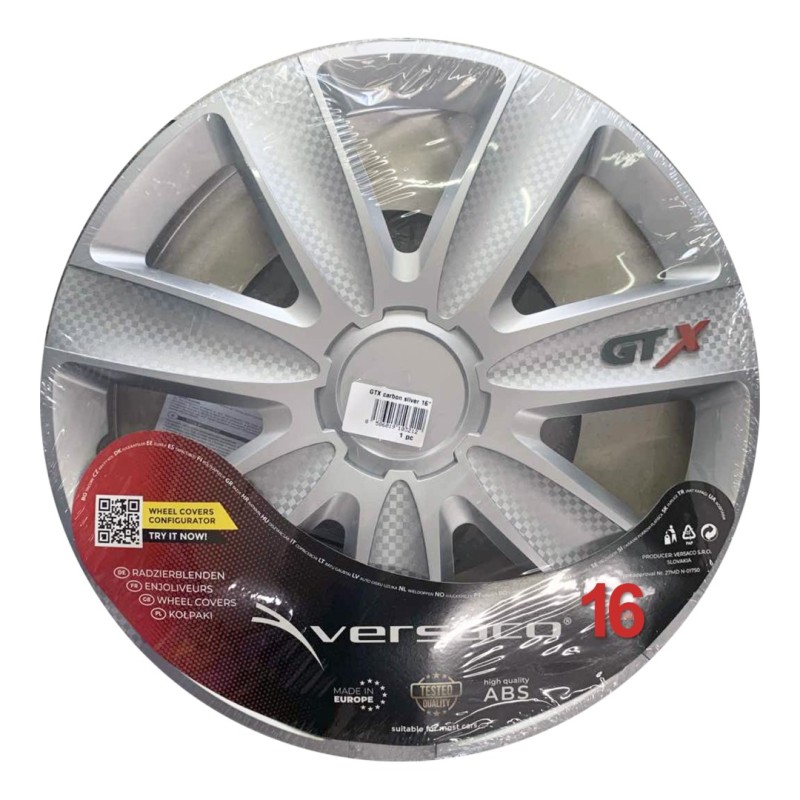 ΤΑΣΙ 16 INCH VERSACO GTX SILVER CARBON AMiO - 1 ΤΕΜ. - Amio - 10321/AM ΤΑΣΙ 16 INCH VERSACO GTX SILVER CARBON AMiO - 1 ΤΕΜ. - Amio - 10321/AM