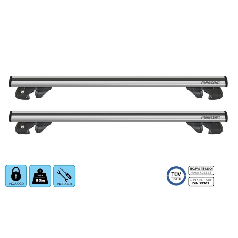 ΜΠΑΡΕΣ ΟΡΟΦΗΣ ΑΛΟΥΜΙΝΙΟΥ JACKSON SILVER 120 cm ΣΕ ΑΣΗΜΙ ΧΡΩΜΑ ΓΙΑ ΟΡΟΦΗ ΜΕ RAISED RAILS MENABO - 2 ΤΕΜ. - MENABO - 11280/MB ΜΠΑΡΕΣ ΟΡΟΦΗΣ ΑΛΟΥΜΙΝΙΟΥ JACKSON SILVER 120 cm ΣΕ ΑΣΗΜΙ ΧΡΩΜΑ ΓΙΑ ΟΡΟΦΗ ΜΕ RAISED RAILS MENABO - 2 ΤΕΜ. - MENABO - 11280/MB