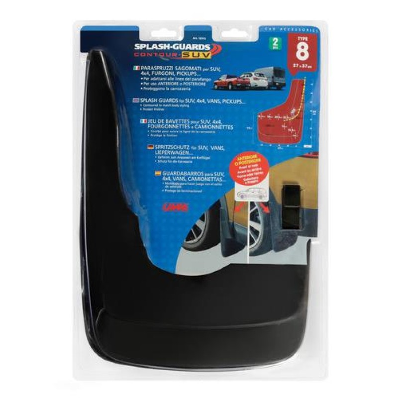 ΛΑΣΠΩΤΗΡΕΣ SPLASH-GUARDS CONTOUR SUV 27x37cm TYPE-8 2ΤΕΜ. - Lampa - L1251.3 ΛΑΣΠΩΤΗΡΕΣ SPLASH-GUARDS CONTOUR SUV 27x37cm TYPE-8 2ΤΕΜ. - Lampa - L1251.3