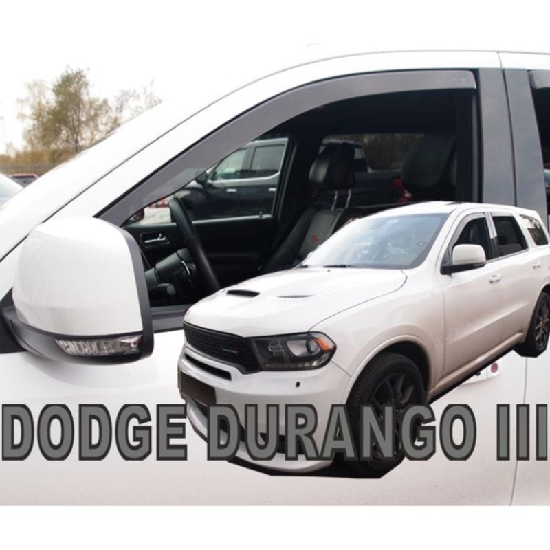 ΑΝΕΜΟΘΡΑΥΣΤΕΣ ΓΙΑ DODGE DURANGO 5D 2011-2021 ΖΕΥΓΑΡΙ ΑΠΟ ΕΥΚΑΜΠΤΟ ΦΙΜΕ ΠΛΑΣΤΙΚΟ HEKO - 2 ΤΕΜ. - Heko - ΑΝΕΜ.13425