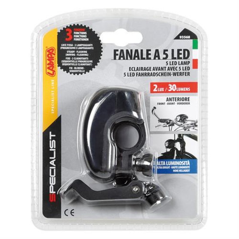 Φως ποδηλάτου SPECIALIST 5 led με διπλό σύστημα προσαρμογής 3 χρήσεις - Lampa - 9356.8-LB Φως ποδηλάτου SPECIALIST 5 led με διπλό σύστημα προσαρμογής 3 χρήσεις - Lampa - 9356.8-LB