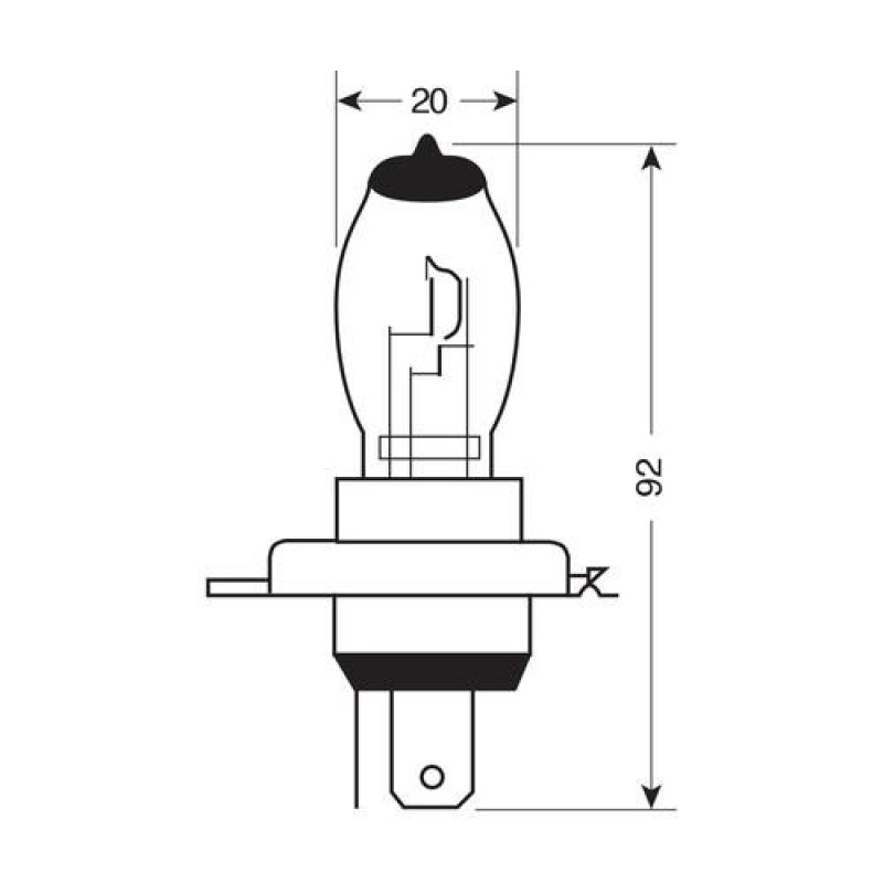 H4 60/55W Xenium Race 12V - Lampa - L5817.8 H4 60/55W Xenium Race 12V - Lampa - L5817.8