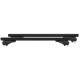 ΜΠΑΡΕΣ ΑΛΟΥΜΙΝΙΟΥ SONIC BLACK 120cm ΣΕ ΜΑΥΡΟ ΧΡΩΜΑ ΓΙΑ ΟΡΟΦΗ ΜΕ FLUSH ΚΑΙ RAISED RAILS MENABO - 2 ΤΕΜ. - MENABO - 14680/MB