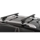 ΜΠΑΡΕΣ ΑΛΟΥΜΙΝΙΟΥ SONIC BLACK 120cm ΣΕ ΜΑΥΡΟ ΧΡΩΜΑ ΓΙΑ ΟΡΟΦΗ ΜΕ FLUSH ΚΑΙ RAISED RAILS MENABO - 2 ΤΕΜ. - MENABO - 14680/MB