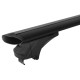 ΜΠΑΡΕΣ ΑΛΟΥΜΙΝΙΟΥ SONIC BLACK 120cm ΣΕ ΜΑΥΡΟ ΧΡΩΜΑ ΓΙΑ ΟΡΟΦΗ ΜΕ FLUSH ΚΑΙ RAISED RAILS MENABO - 2 ΤΕΜ. - MENABO - 14680/MB