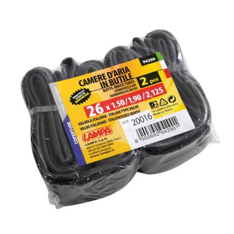 Σαμπρέλα Ποδηλάτου 26 x 1,50/1,90/2,125 2τεμ. - Lampa - 9429.0-LB Σαμπρέλα Ποδηλάτου 26 x 1,50/1,90/2,125 2τεμ. - Lampa - 9429.0-LB