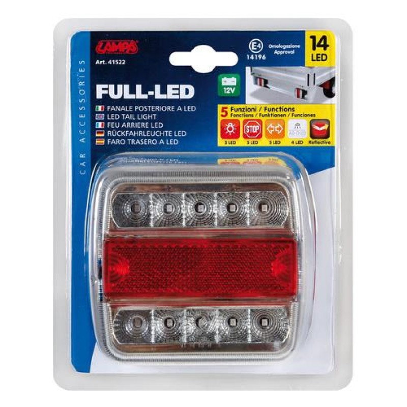 Φανάρι Τρέιλερ Πίσω με 14LED 12V 1τεμ. - Lampa - L4152.2 Φανάρι Τρέιλερ Πίσω με 14LED 12V 1τεμ. - Lampa - L4152.2
