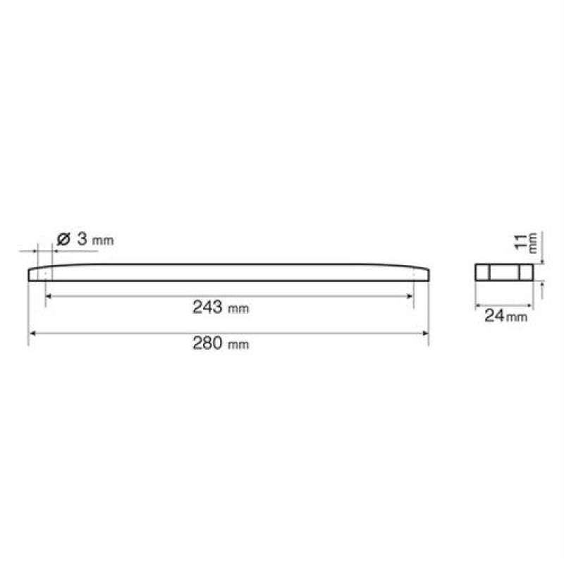 Φως Θέσεως 24V 12LED 28cm Κόκκινο Αδιάβροχο - Lampa - L9837.8 Φως Θέσεως 24V 12LED 28cm Κόκκινο Αδιάβροχο - Lampa - L9837.8