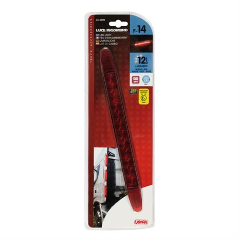 Φως Θέσεως 24V 12LED 28cm Κόκκινο Αδιάβροχο - Lampa - L9837.8 Φως Θέσεως 24V 12LED 28cm Κόκκινο Αδιάβροχο - Lampa - L9837.8
