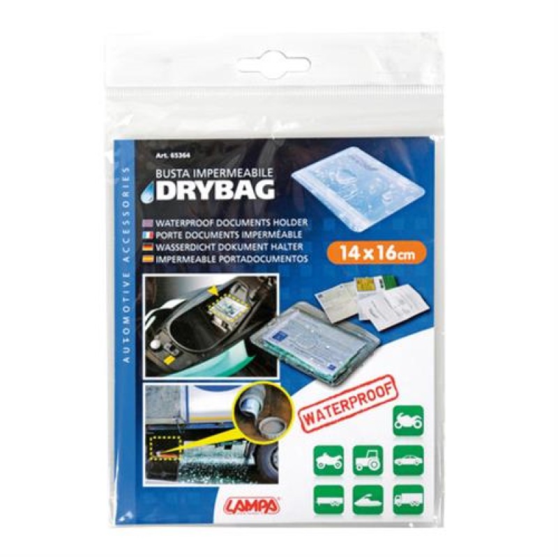ΘΗΚΗ ΕΓΓΡΑΦΩΝ ΑΔΙΑΒΡΟΧΗ DRY-BAG (14x16 cm) - Lampa - 6536.4-LM ΘΗΚΗ ΕΓΓΡΑΦΩΝ ΑΔΙΑΒΡΟΧΗ DRY-BAG (14x16 cm) - Lampa - 6536.4-LM