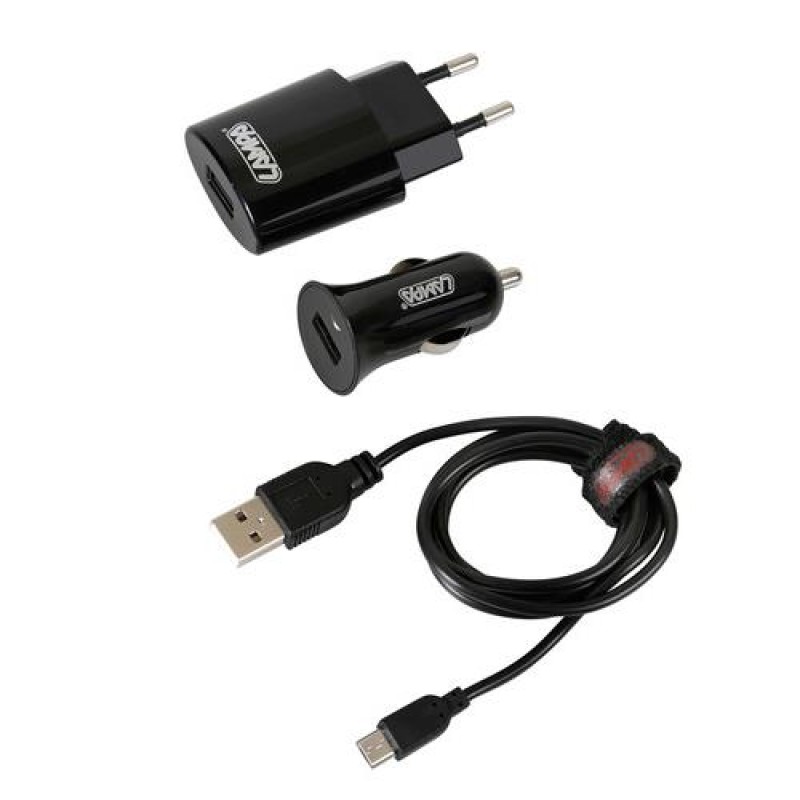 Καλώδιο Φορτισης MICRO USB 100cm με αντάπτορα USB αναπτήρα 12V/24V και αντάπτορα 220V - Lampa - L3894.4/T Καλώδιο Φορτισης MICRO USB 100cm με αντάπτορα USB αναπτήρα 12V/24V και αντάπτορα 220V - Lampa - L3894.4/T