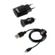 Καλώδιο Φορτισης MICRO USB 100cm με αντάπτορα USB αναπτήρα 12V/24V και αντάπτορα 220V - Lampa - L3894.4/T Καλώδιο Φορτισης MICRO USB 100cm με αντάπτορα USB αναπτήρα 12V/24V και αντάπτορα 220V - Lampa - L3894.4/T