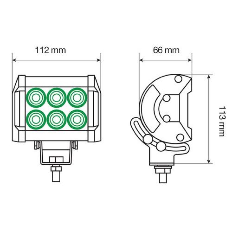 ΠΡΟΒΟΛΕΑΣ ΕΡΓΑΣΙΑΣ CREE LED WL-7 10/32V 6LED 18W 1560LM 6.000K ΜΕ ΦΩΣ ΚΑΡΦΙ (112 x 113 x 66 mm)-1ΤΕΜ. - Lampa - L7231.6 ΠΡΟΒΟΛΕΑΣ ΕΡΓΑΣΙΑΣ CREE LED WL-7 10/32V 6LED 18W 1560LM 6.000K ΜΕ ΦΩΣ ΚΑΡΦΙ (112 x 113 x 66 mm)-1ΤΕΜ. - Lampa - L7231.6