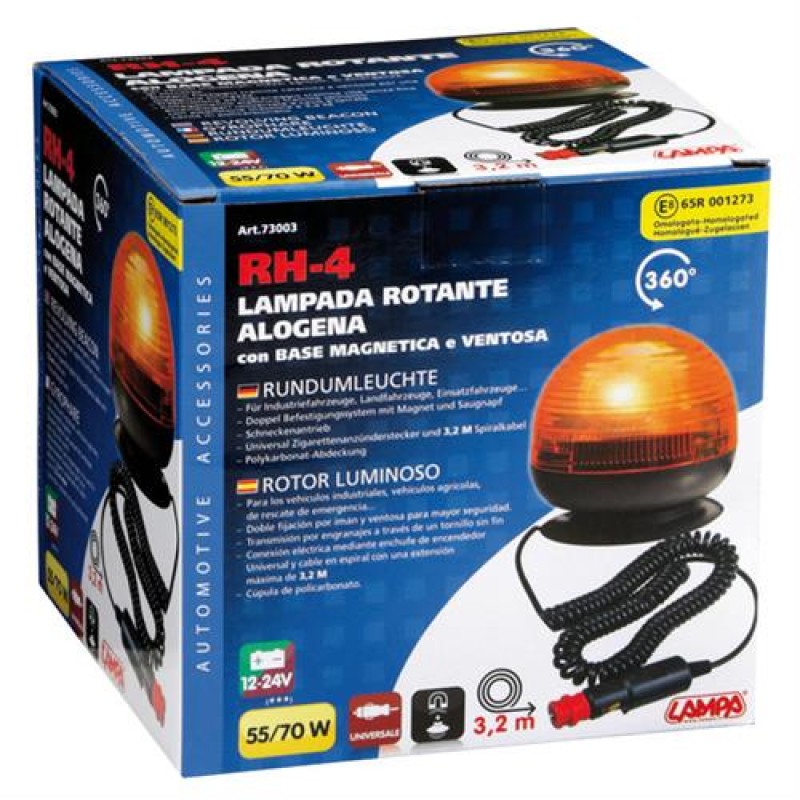 ΜΑΓΝΗΤΙΚΟΣ ΦΑΡΟΣ RH-4 12V/24V (ΠΟΡΤΟΚΑΛΙ/ΚΟΝΤΟΣ/ΣΤΡΟΓΓΥΛΟΣ ΜΕ ΦΙΣ ΑΝΑΠΤΗΡΑ - 130 Χ 135 mm) - Lampa - L7300.3 ΜΑΓΝΗΤΙΚΟΣ ΦΑΡΟΣ RH-4 12V/24V (ΠΟΡΤΟΚΑΛΙ/ΚΟΝΤΟΣ/ΣΤΡΟΓΓΥΛΟΣ ΜΕ ΦΙΣ ΑΝΑΠΤΗΡΑ - 130 Χ 135 mm) - Lampa - L7300.3