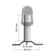 Βάση Στήριξης Φάρου FIX-3 85mm - Lampa - L7301.1 Βάση Στήριξης Φάρου FIX-3 85mm - Lampa - L7301.1