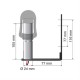 Βάση Στήριξης Φάρου FIX-4 77mm - Lampa - L7301.2 Βάση Στήριξης Φάρου FIX-4 77mm - Lampa - L7301.2
