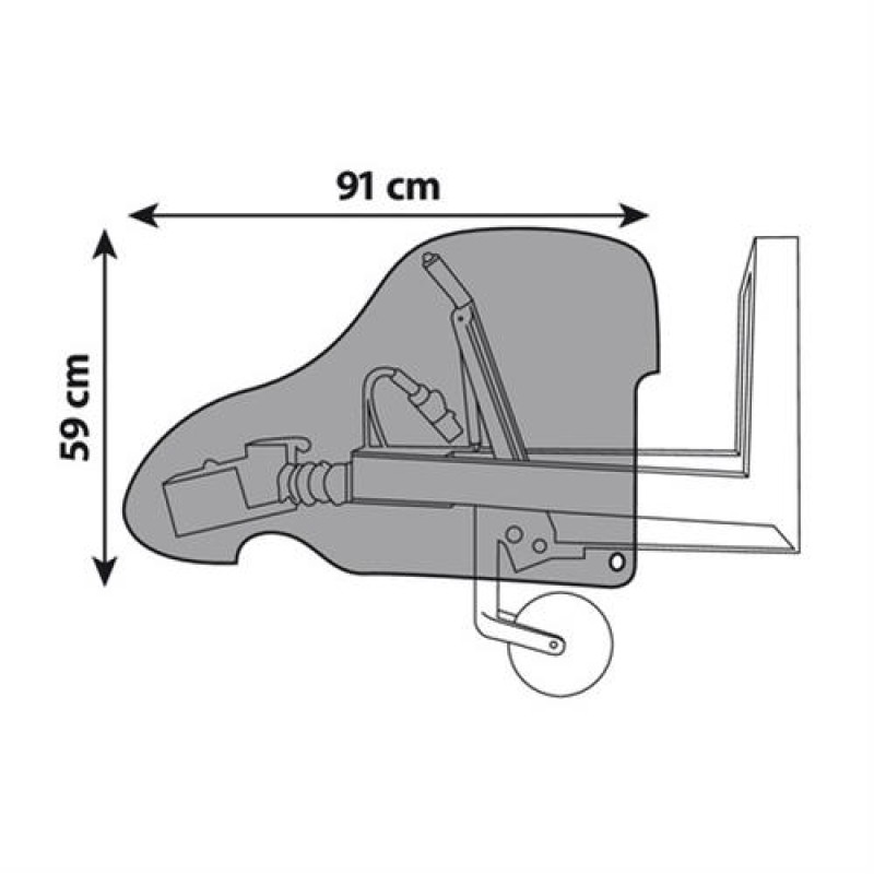 Κουκούλα Μηχανισμοί Τρέιλερ PVC 91x59cm - Lampa - L1593.1 Κουκούλα Μηχανισμοί Τρέιλερ PVC 91x59cm - Lampa - L1593.1