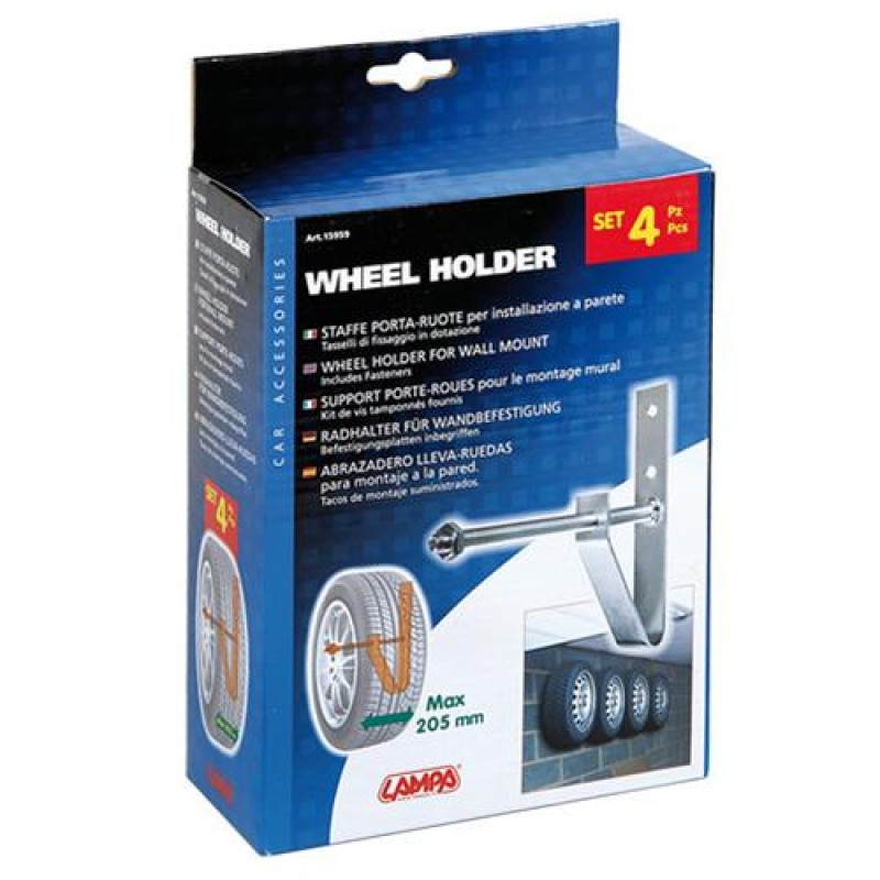 ΣΤΗΡΙΓΜΑΤΑ ΕΛΑΣΤΙΚΩΝ ΤΟΙΧΟΥ - 4 ΤΕΜ. - Lampa - L1595.9 ΣΤΗΡΙΓΜΑΤΑ ΕΛΑΣΤΙΚΩΝ ΤΟΙΧΟΥ - 4 ΤΕΜ. - Lampa - L1595.9
