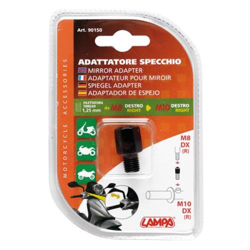 ΑΝΤΑΠΤΟΡΑΣ ΓΙΑ ΚΑΘΡΕΠΤΗ ΜΗΧΑΝΗΣ M8 DX-M10 DX -1ΤΕΜ - Lampa - 9015.0-LM ΑΝΤΑΠΤΟΡΑΣ ΓΙΑ ΚΑΘΡΕΠΤΗ ΜΗΧΑΝΗΣ M8 DX-M10 DX -1ΤΕΜ - Lampa - 9015.0-LM