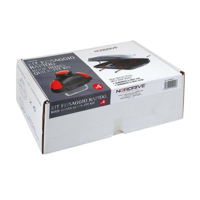 Σύστημα τοποθέτησης Quick-Fit Kit 530/630 για μπαγκαζιέρες οροφής BOX (4 τεμ.) - Nordrive - N60000KR Σύστημα τοποθέτησης Quick-Fit Kit 530/630 για μπαγκαζιέρες οροφής BOX (4 τεμ.) - Nordrive - N60000KR