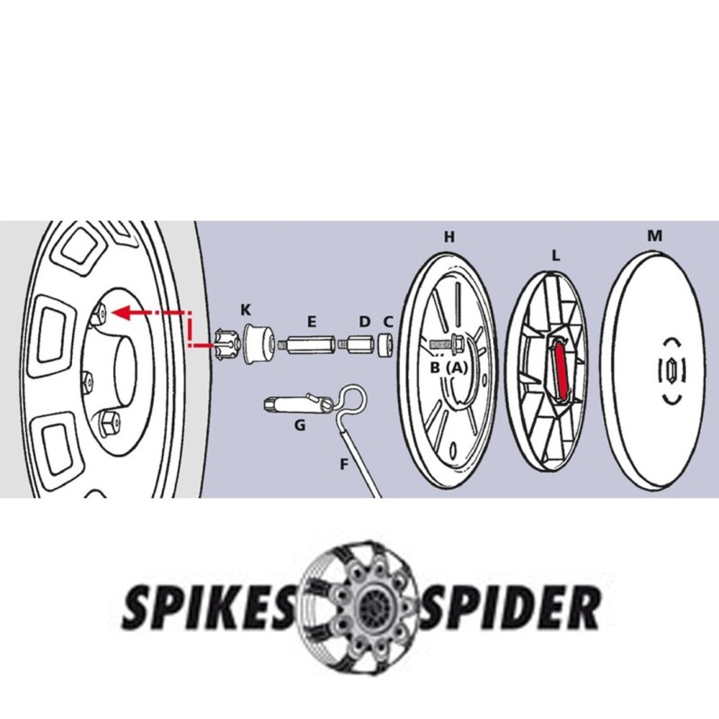 ΑΝΤΑΠΤΟΡΕΣ 17 mm ΓΙΑ SPIKES SPIDER ΑΛΥΣΙΔΕΣ (2 ΤΕΜ.) - Lampa - L1705.0 ΑΝΤΑΠΤΟΡΕΣ 17 mm ΓΙΑ SPIKES SPIDER ΑΛΥΣΙΔΕΣ (2 ΤΕΜ.) - Lampa - L1705.0