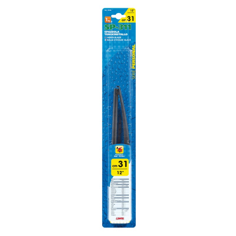ΥΑΛΟΚΑΘΑΡΙΣΤΗΡΑΣ ΓΙΑ ΠΙΣΩ ΤΖΑΜΙ PERSONAL SP311 31 cm (12 INCH) - 1 ΤΕΜ. - Lampa - L1910.4 ΥΑΛΟΚΑΘΑΡΙΣΤΗΡΑΣ ΓΙΑ ΠΙΣΩ ΤΖΑΜΙ PERSONAL SP311 31 cm (12 INCH) - 1 ΤΕΜ. - Lampa - L1910.4
