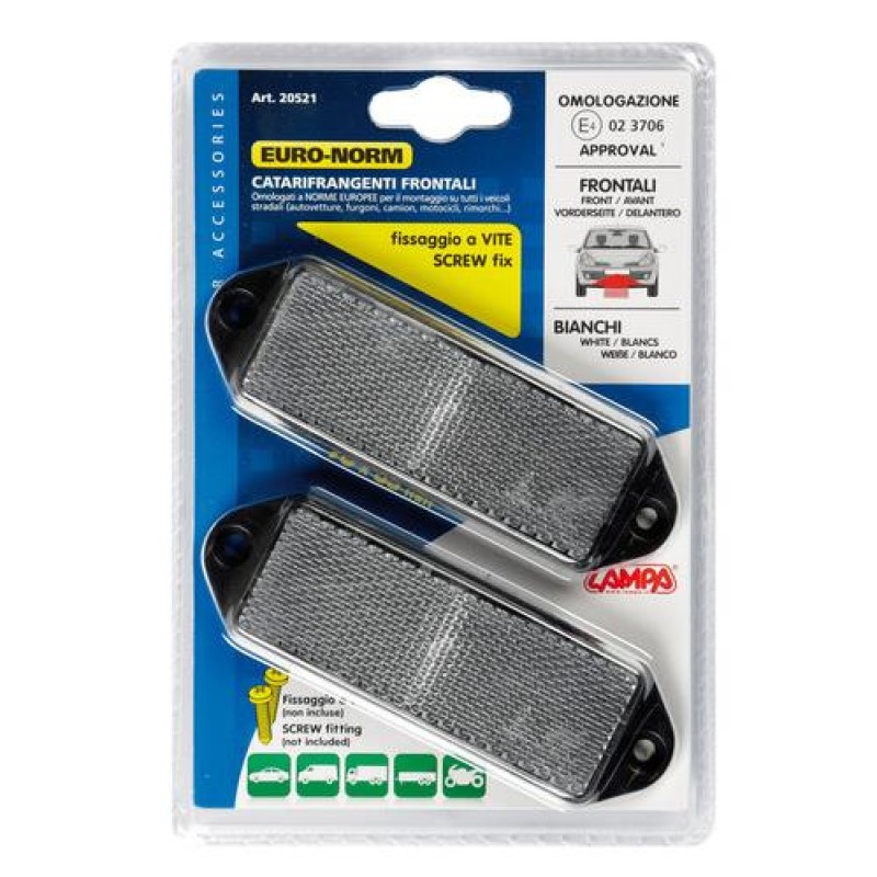 ΑΝΤΑΝΑΚΛΑΣΤΙΚΑ ΛΕΥΚΑ EURO-NORM 90x35mm 2ΤΕΜ - Lampa - L2052.1 ΑΝΤΑΝΑΚΛΑΣΤΙΚΑ ΛΕΥΚΑ EURO-NORM 90x35mm 2ΤΕΜ - Lampa - L2052.1