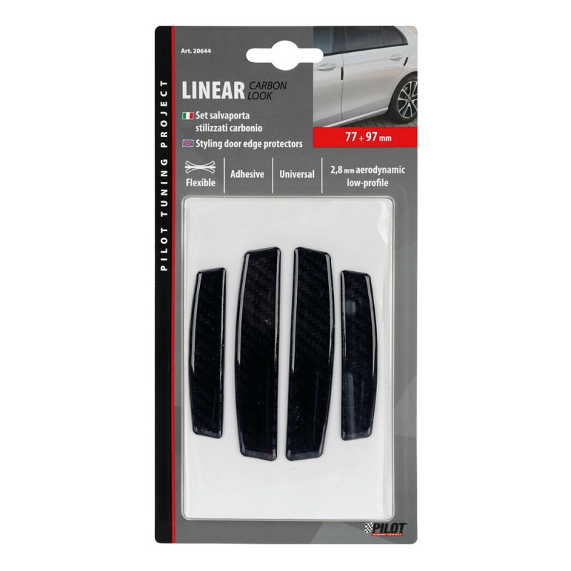 ΑΝΤΙΚΡΟΥΣΤΙΚΑ ΠΟΡΤΑΣ LINEAR CARBON LOOK 97+77mm ΠΑΧΟΥΣ 2,8mm 4ΤΕΜ. - Lampa - L2064.4 ΑΝΤΙΚΡΟΥΣΤΙΚΑ ΠΟΡΤΑΣ LINEAR CARBON LOOK 97+77mm ΠΑΧΟΥΣ 2,8mm 4ΤΕΜ. - Lampa - L2064.4