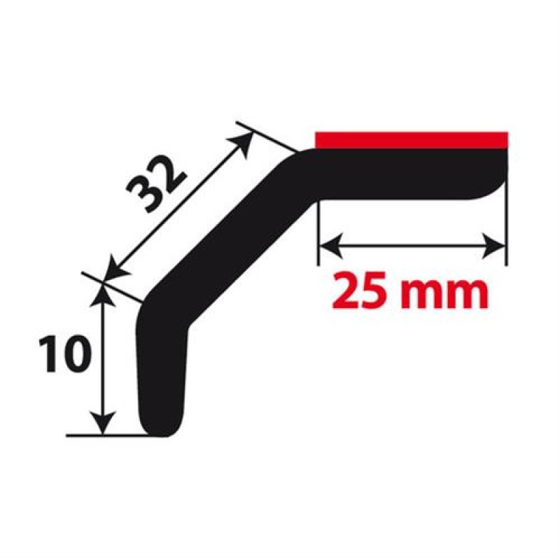 ΔΙΑΚΟΣΜΗΤΙΚΟ SPOILER UNI-SKIRT SK-2 25+32+10mm 250cm - Lampa - L0456.7 ΔΙΑΚΟΣΜΗΤΙΚΟ SPOILER UNI-SKIRT SK-2 25+32+10mm 250cm - Lampa - L0456.7