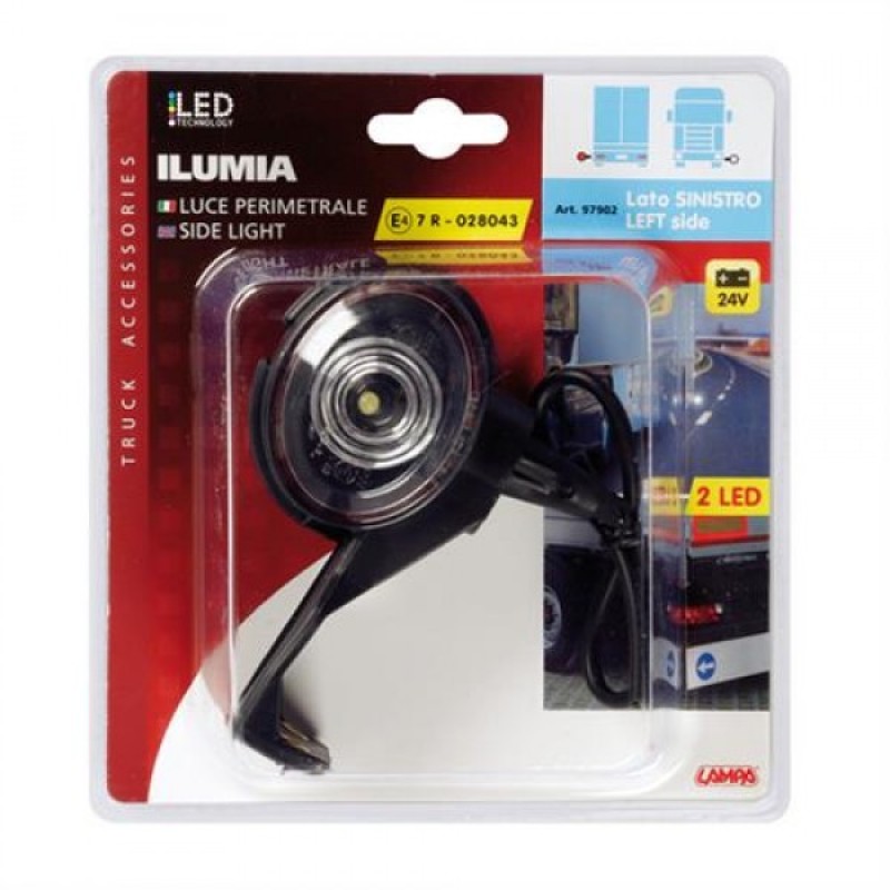ΦΩΣ ΟΓΚΟΥ ΦΟΡΤΗΓΟΥ ILUMIA L 24V 2LED ΛΕΥΚΟ/ΚΟΚΚΙΝΟ ΑΡΙΣΤΕΡΟ 1ΤΕΜ. - Lampa - L9790.2 ΦΩΣ ΟΓΚΟΥ ΦΟΡΤΗΓΟΥ ILUMIA L 24V 2LED ΛΕΥΚΟ/ΚΟΚΚΙΝΟ ΑΡΙΣΤΕΡΟ 1ΤΕΜ. - Lampa - L9790.2