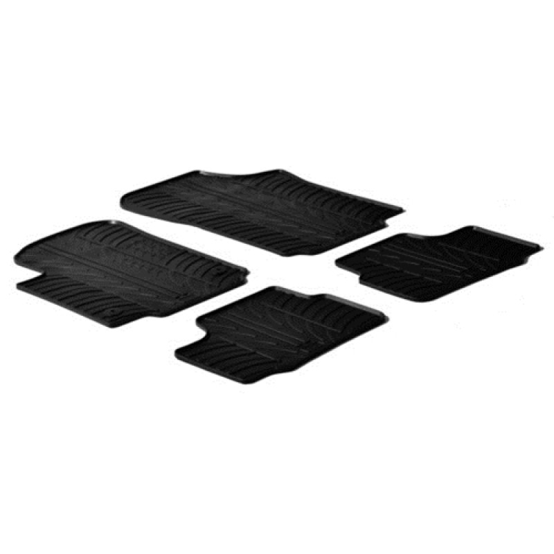 ΜΑΡΚΕ ΠΑΤΑΚΙΑ ΣΕ ΣΚΑΦΗ ΛΑΣΤΙΧΟ ΓΙΑ SEAT MII 3D 05/2012-2019 / VW UP 2012-2019 / SKODA CITIGO 05/2012-2019 SUMISURA ΣΕ ΜΑΥΡΟ ΧΡΩΜΑ ME ΚΟΥΜΠΩΜΑΤΑ LAMPA - 4 ΤΕΜ. - Lampa - L2430.8