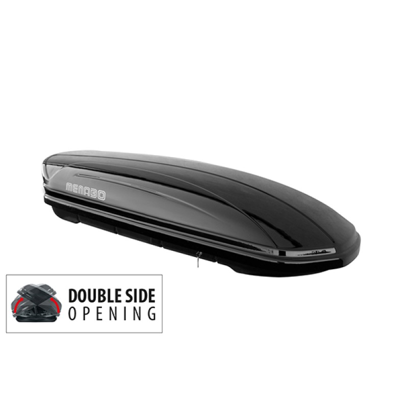ΜΠΑΓΚΑΖΙΕΡΑ ΟΡΟΦΗΣ MANIA 580 DUO BLACK (ΜΑΥΡΗ/ΓΥΑΛΙΣΤΕΡΗ) MENABO - MENABO - 3560/MB
