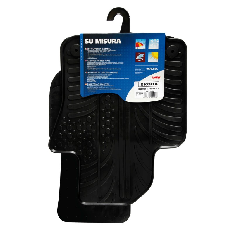 ΜΑΡΚΕ ΠΑΤΑΚΙΑ ΣΕ ΣΚΑΦΗ ΛΑΣΤΙΧΟ ΓΙΑ SKODA OCTAVIA 5 09/2004-02/2013 / SKODA OCTAVIA WAGON 01/2005-04/2013 SUMISURA ΣΕ ΜΑΥΡΟ ΧΡΩΜΑ ME ΚΟΥΜΠΩΜΑΤΑ LAMPA - 4 ΤΕΜ. - Lampa - L2442.1 ΜΑΡΚΕ ΠΑΤΑΚΙΑ ΣΕ ΣΚΑΦΗ ΛΑΣΤΙΧΟ ΓΙΑ SKODA OCTAVIA 5 09/2004-02/2013 / SKODA OCTAVIA WAGON 01/2005-04/2013 SUMISURA ΣΕ ΜΑΥΡΟ ΧΡΩΜΑ ME ΚΟΥΜΠΩΜΑΤΑ LAMPA - 4 ΤΕΜ. - Lampa - L2442.1