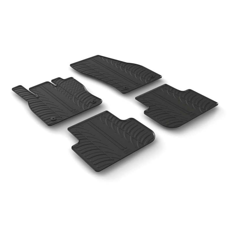 ΜΑΡΚΕ ΠΑΤΑΚΙΑ ΣΕ ΣΚΑΦΗ ΛΑΣΤΙΧΟ ΓΙΑ VW TIGUAN 05/2016+ SUMISURA ΣΕ ΜΑΥΡΟ ΧΡΩΜΑ ME ΚΟΥΜΠΩΜΑΤΑ LAMPA - 4 ΤΕΜ. - Lampa - L2448.9