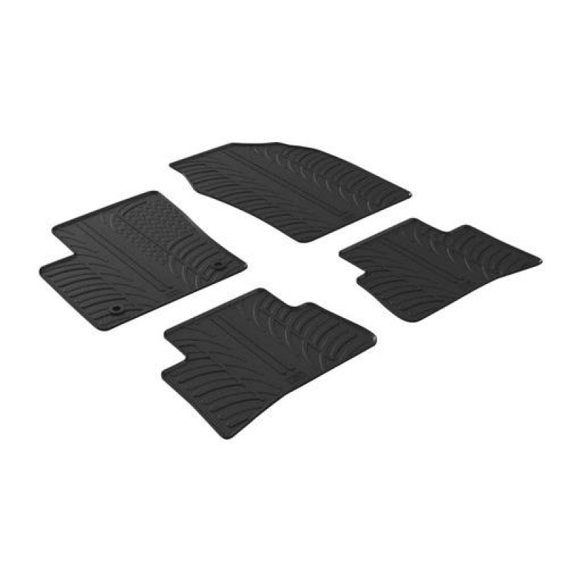 ΜΑΡΚΕ ΠΑΤΑΚΙΑ ΣΕ ΣΚΑΦΗ ΛΑΣΤΙΧΟ ΓΙΑ TOYOTA C-HR 12/2016+ SUMISURA ΣΕ ΜΑΥΡΟ ΧΡΩΜΑ ME ΚΟΥΜΠΩΜΑΤΑ LAMPA - 4 ΤΕΜ. - Lampa - L2450.1