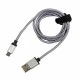 ΚΑΛΩΔΙΟ ΦΟΡΤΙΣΗΣ ΚΑΙ ΣΥΓΧΡΟΝΙΣΜΟΥ MICRO USB SUPER RESISTANT 100cm SILVER LINE - Lampa - L3888.6/T ΚΑΛΩΔΙΟ ΦΟΡΤΙΣΗΣ ΚΑΙ ΣΥΓΧΡΟΝΙΣΜΟΥ MICRO USB SUPER RESISTANT 100cm SILVER LINE - Lampa - L3888.6/T