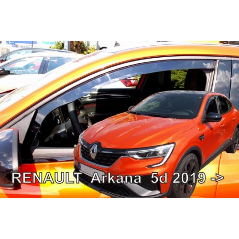 ΑΝΕΜΟΘΡΑΥΣΤΕΣ ΓΙΑ RENAULT ARKANA 5D 2019+ ΑΥΤΟΚΙΝΗΤΟΥ ΑΠΟ ΕΥΚΑΜΠΤΟ ΦΙΜΕ ΠΛΑΣΤΙΚΟ HEKO - 2 ΤΕΜ. - Heko - ΑΝΕΜ.27018